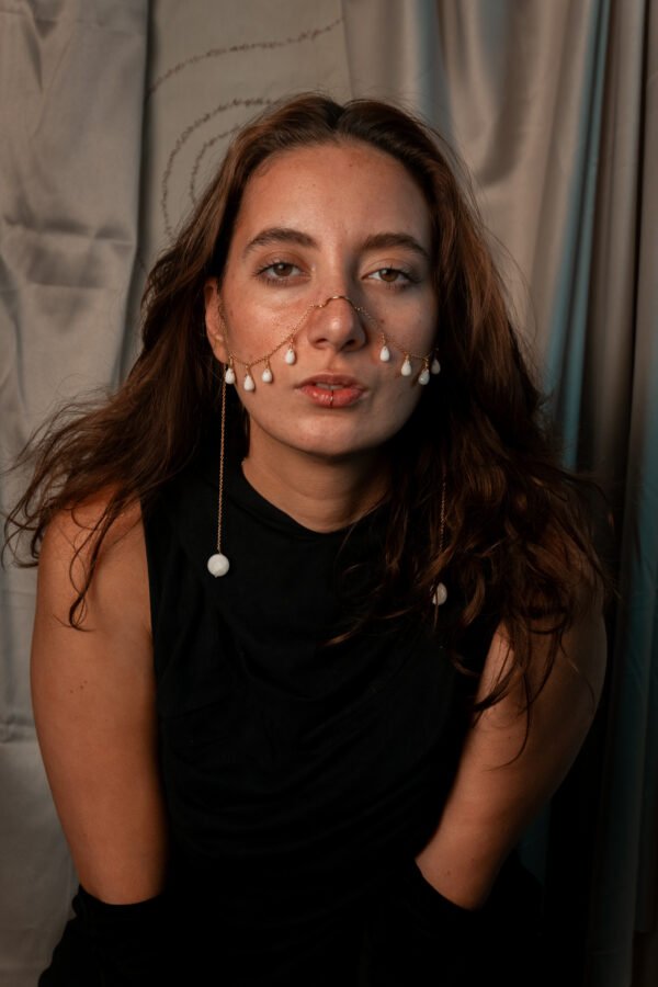 Moon Stone Dance Face Chain