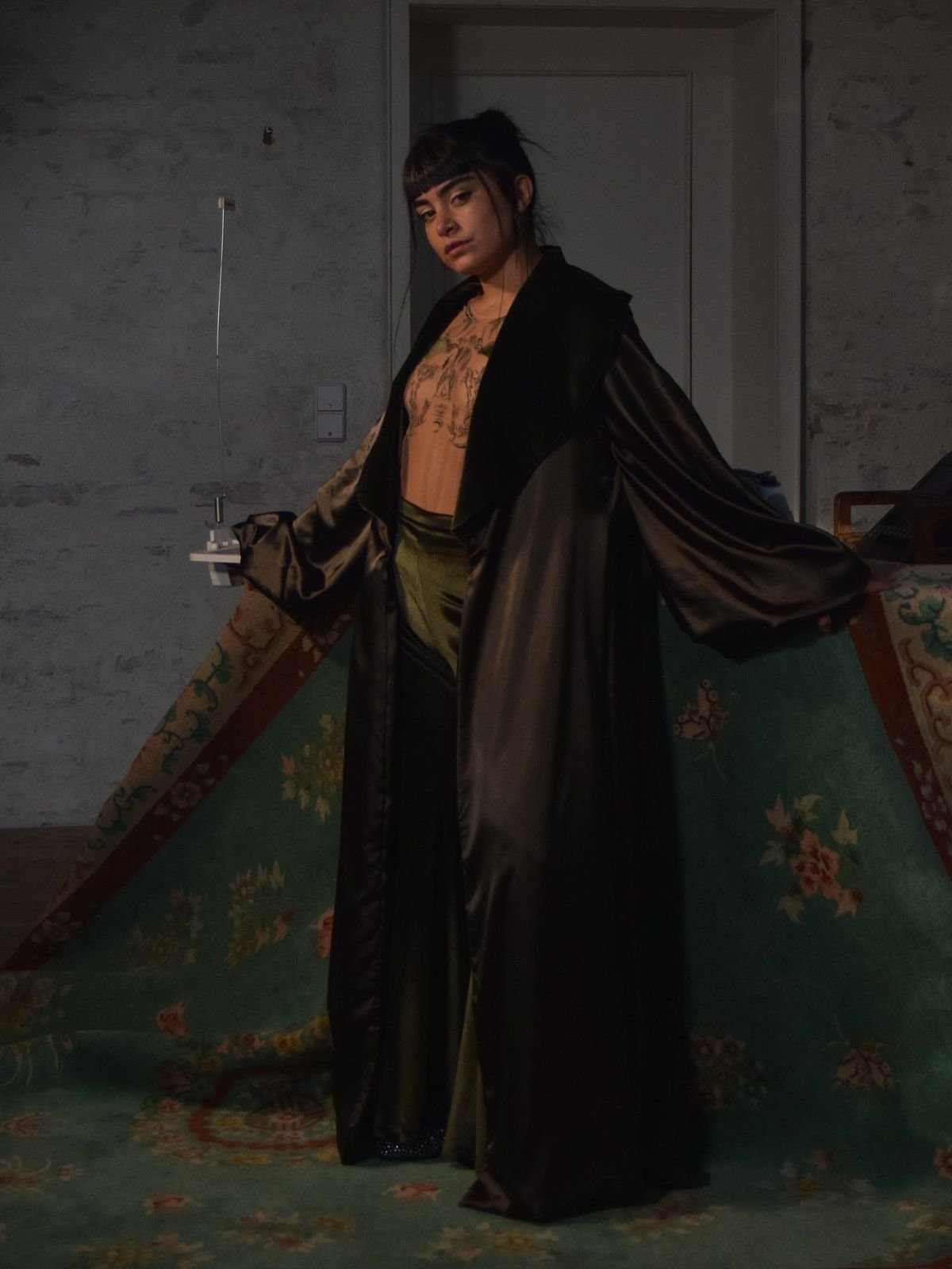 Olive Green Social Fabric Set