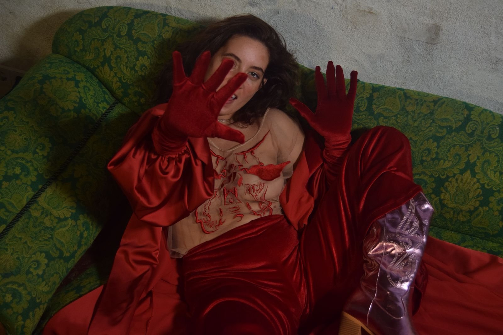 Red Social Fabric Set