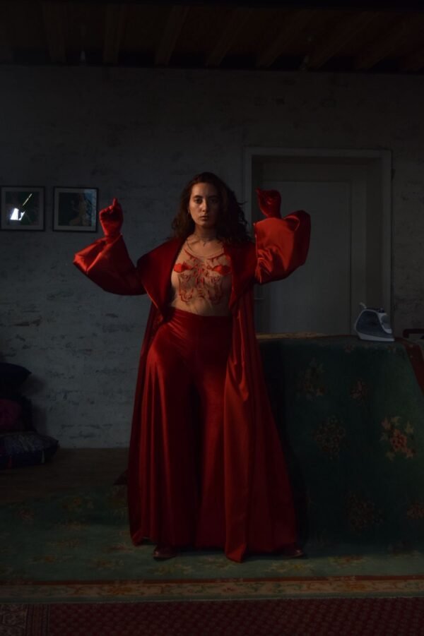 Red Social Fabric Set